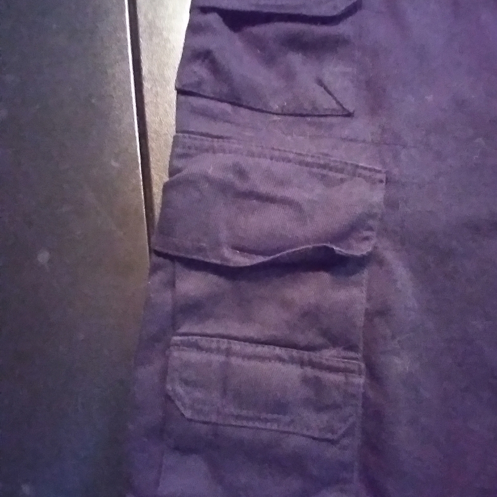 Boulder Creek Trading Co. Black 100% Cotton Cargo Shorts Size 46 Tall Stretch - Picture 6 of 11